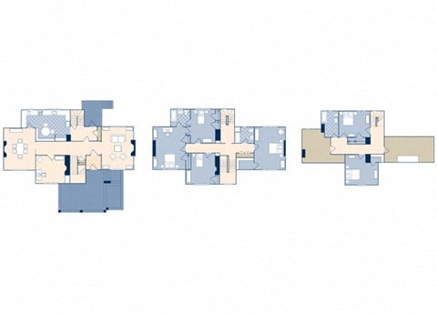 Floor plan for 6 beds, 3.5 baths, 2700 sqft